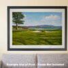 18th Hole 18 Golf Club Course Pebble Beach Golf Links ATT Pro Am PGA Tournament Oil Painting Wall Art Print PblBch18RiOil10 10