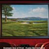 18th Hole 18 Golf Club Course Pebble Beach Golf Links ATT Pro Am PGA Tournament Oil Painting Wall Art Print PblBch18RiOil10 19