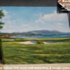 18th Hole 18 Golf Club Course Pebble Beach Golf Links ATT Pro Am PGA Tournament Oil Painting Wall Art Print PblBch18RiOil10 2