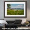 18th Hole 18 Golf Club Course Pebble Beach Golf Links ATT Pro Am PGA Tournament Oil Painting Wall Art Print PblBch18RiOil10 26