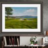 18th Hole 18 Golf Club Course Pebble Beach Golf Links ATT Pro Am PGA Tournament Oil Painting Wall Art Print PblBch18RiOil10 27