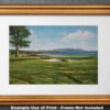 18th Hole 18 Golf Club Course Pebble Beach Golf Links ATT Pro Am PGA Tournament Oil Painting Wall Art Print PblBch18RiOil10 28