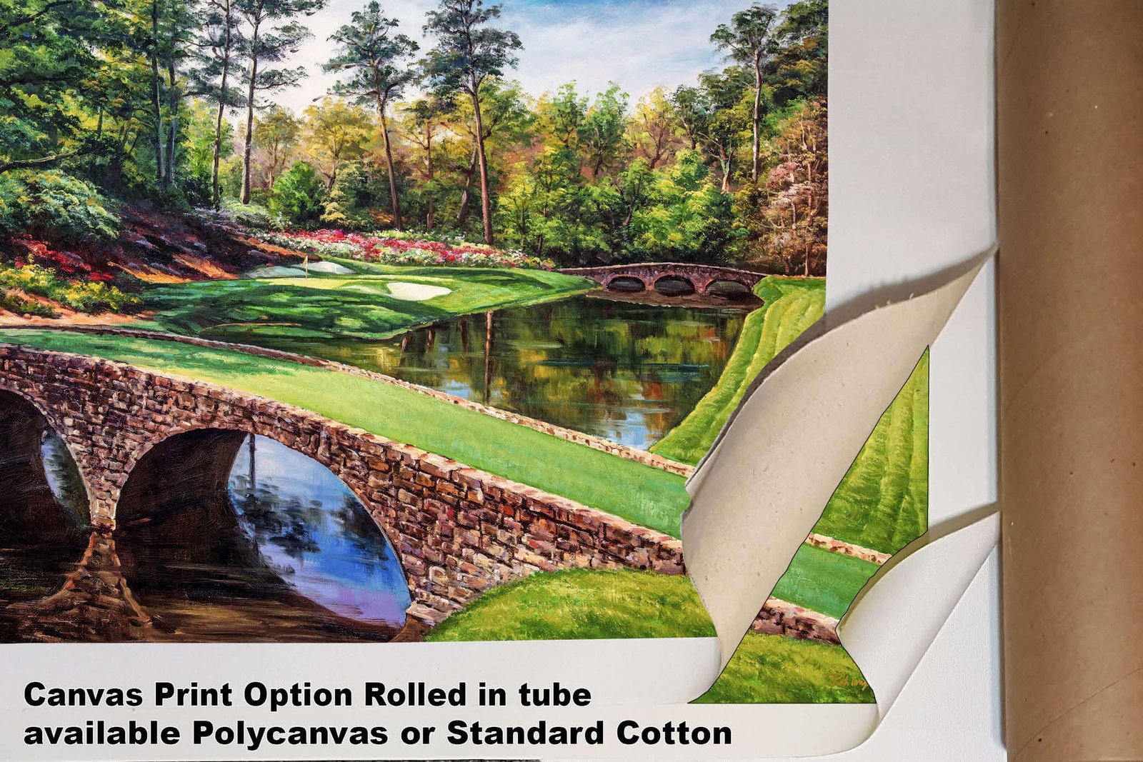 Augusta National Golden Bell poster Golden Bell Masters painting print pic artwork PGA Golf Club Course Hole 12 ANGC12RiOil01 RichimageArt.com 4