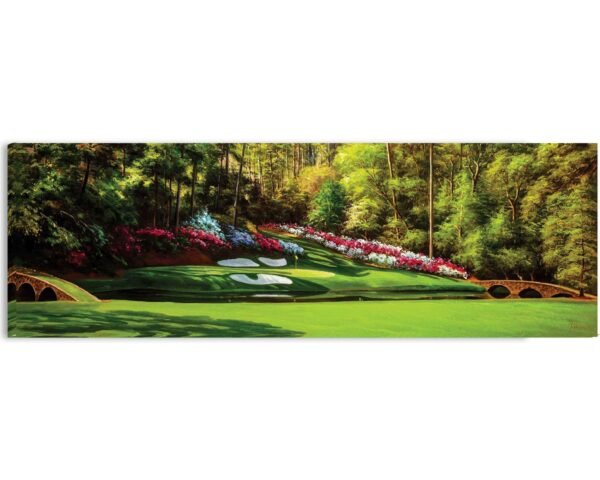 Augusta National Golf Club Amen Corner poster Amen Corner Azalea Hole 13 painting print Masters artwork Golf Pan8 Golden Bell Hole 12 8ANGC1pan5x4s 5