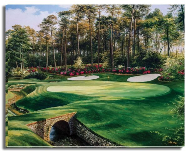 Augusta National Golf Club Amen Corner poster Amen Corner Azalea Hole 13 painting print Masters artwork Golf Pan8 Golden Bell Hole 12 8ANGC1pan5x4s 7