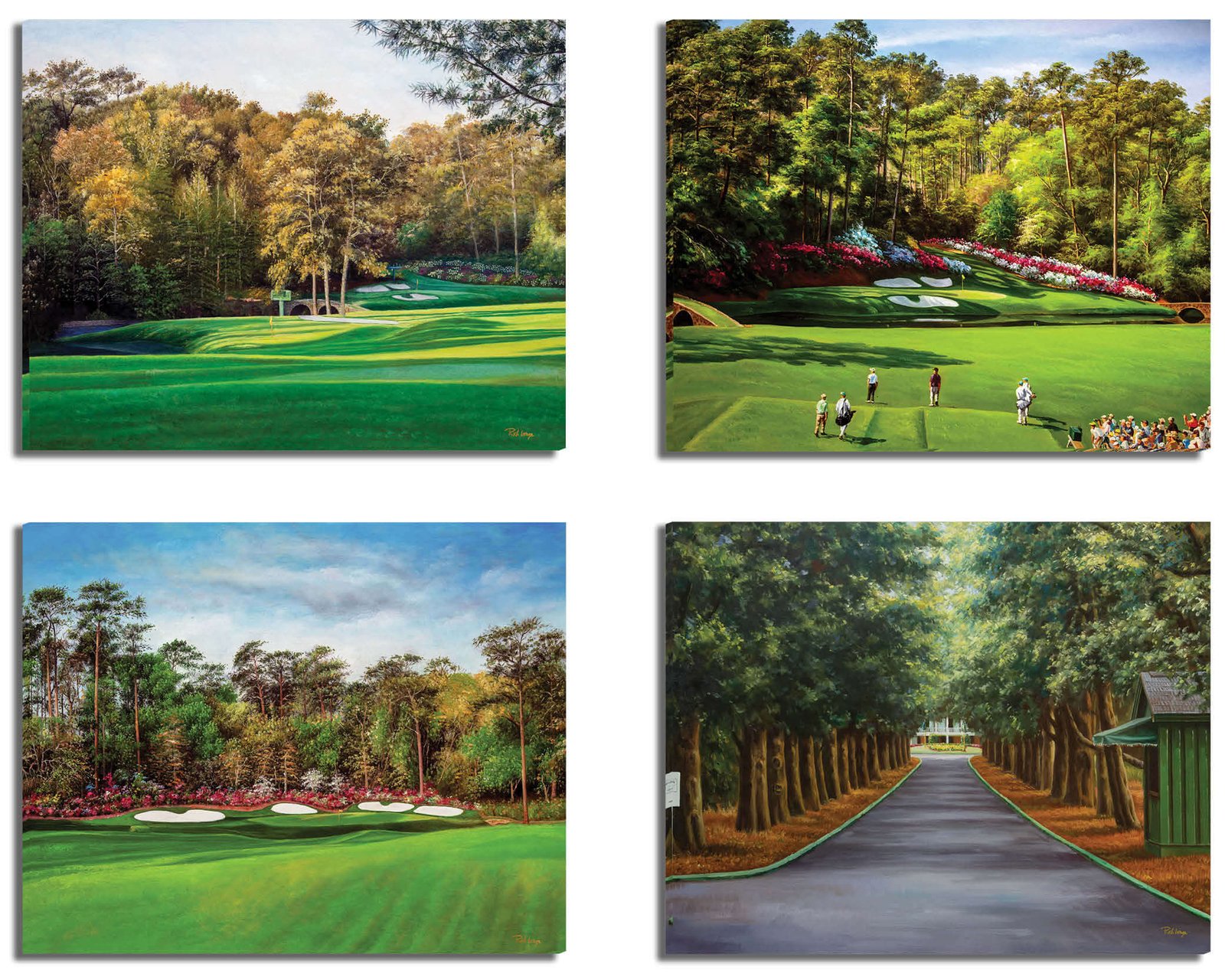Augusta National Golf Club Amen Corner the Masters of Augusta wall art canvas prints the Masters of Augusta wall decor Hole 12 Golden Bell art on wall 6ANGC4