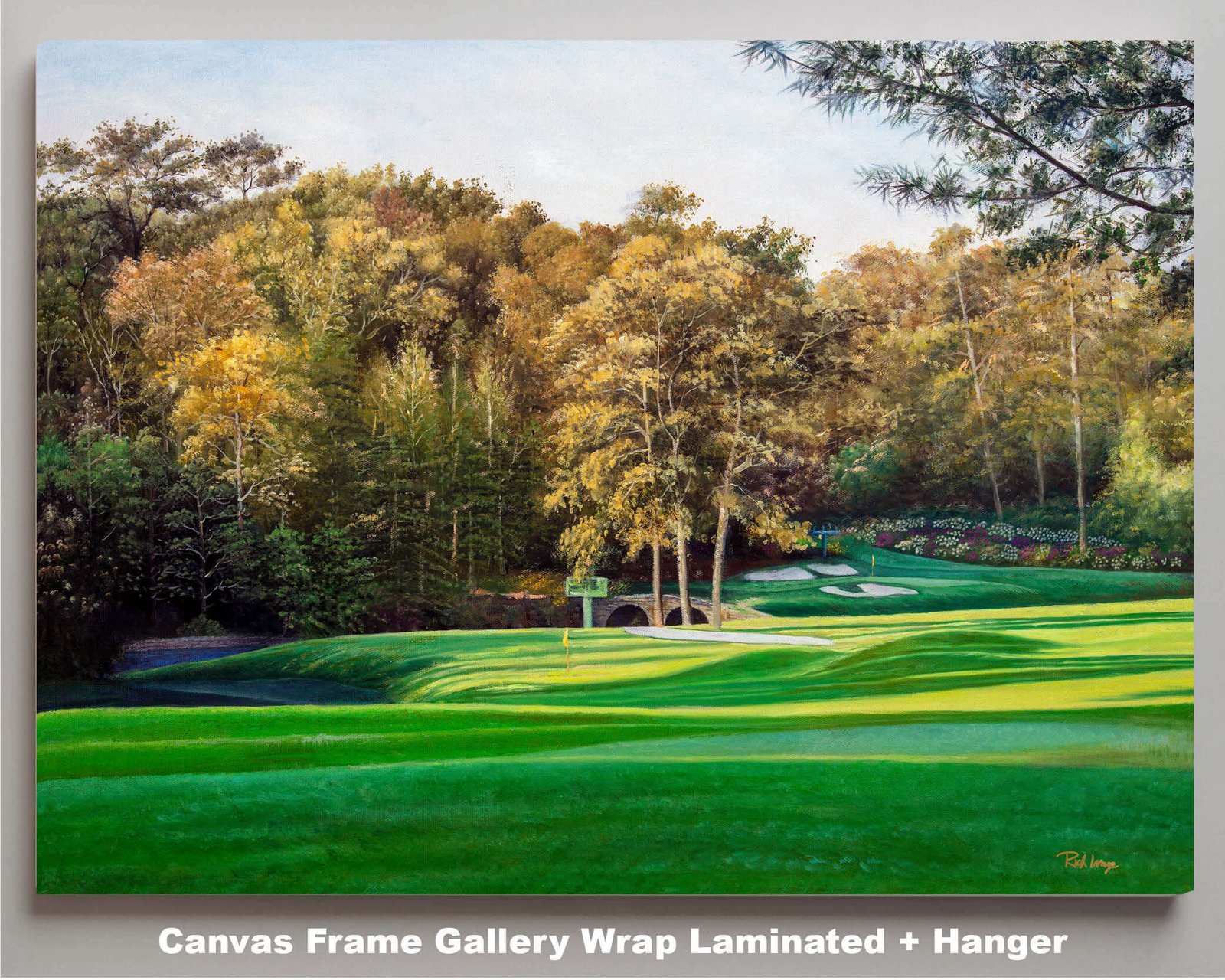 Augusta National Golf Club Amen Corner the Masters of Augusta wall art canvas prints the Masters of Augusta wall decor Hole 12 Golden Bell art on wall 6ANGC4 10