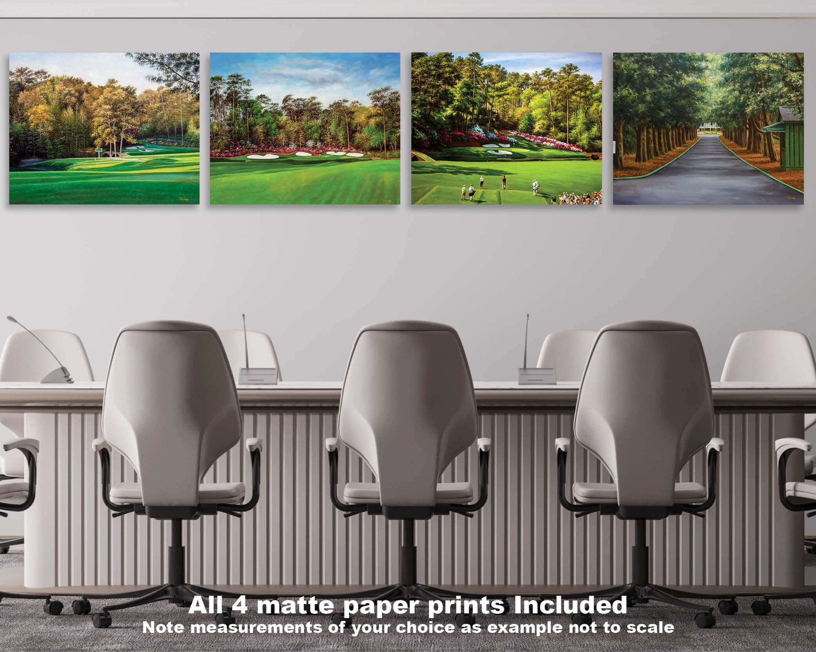 Augusta National Golf Club Amen Corner the Masters of Augusta wall art canvas prints the Masters of Augusta wall decor Hole 12 Golden Bell art on wall 6ANGC4 18