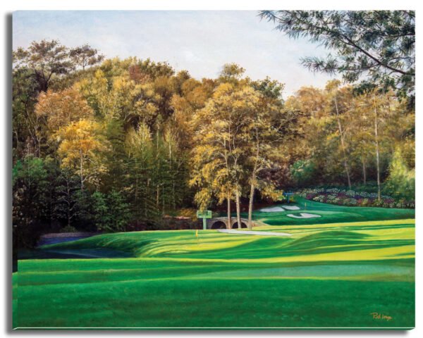 Augusta National Golf Club Amen Corner the Masters of Augusta wall art canvas prints the Masters of Augusta wall decor Hole 12 Golden Bell art on wall 6ANGC4 5