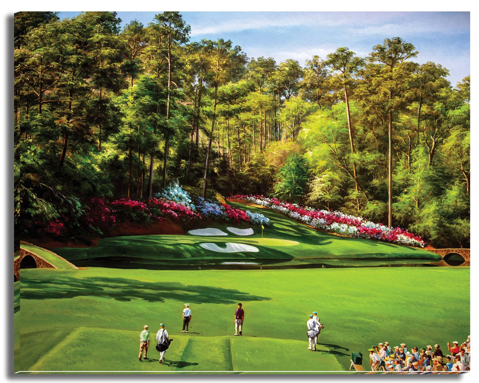 Augusta National Golf Club Amen Corner the Masters of Augusta wall art canvas prints the Masters of Augusta wall decor Hole 12 Golden Bell art on wall 6ANGC4 6