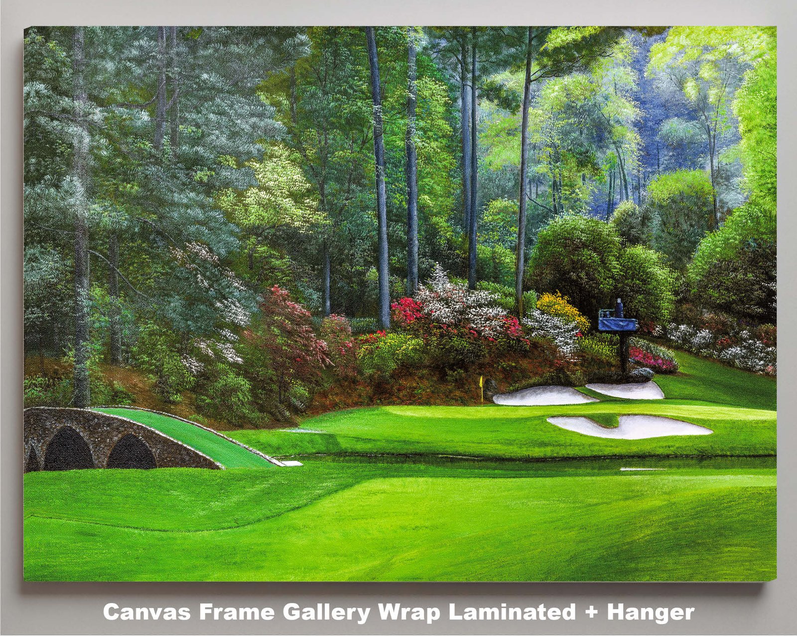 Augusta National Golf Club Azalea Hole 13 Masters poster artwork painting print Amen Corner Golden Bell Hole 12 Golf Pan2 2ANGC1pan5x4s 9