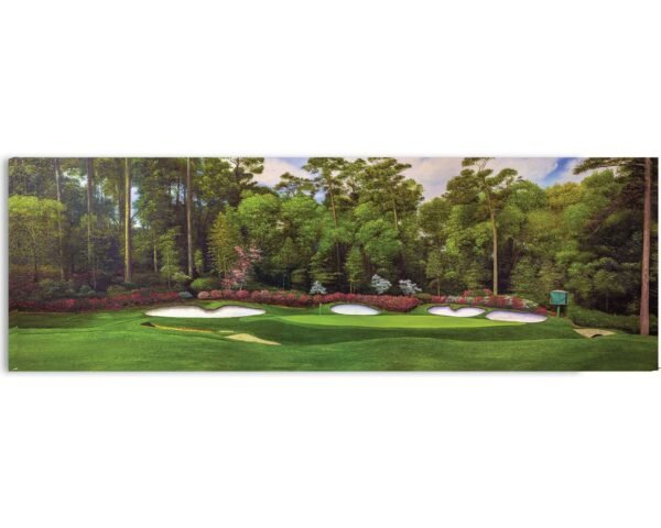 Augusta National Golf Club Azalea Hole 13 painting print Golf Pan10 pic Golden Bell Hole 12 White Dogwood Hole 11 poster artwork 10ANGC1pan5x4s 5