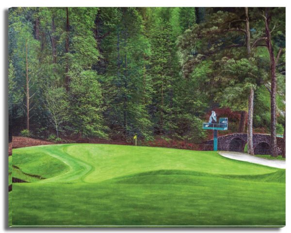Augusta National Golf Club Azalea Hole 13 poster Azalea Hole 13 Amen Corner painting print artwork Golden Bell Hole 12 pic Golf Pan7 Amen Corner 7ANGC1pan5x4s 6