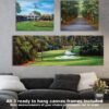 Augusta National Golf Club Camellia Hole 10 Founders Circle poster artwork Founders Circle pic Magnolia Lane painting print 5ANGC1pan5x4s 2