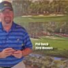 Augusta National Golf Club Camellia Hole 10 Founders Circle poster artwork Founders Circle pic Magnolia Lane painting print 5ANGC1pan5x4s 24