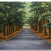Augusta National Golf Club Camellia Hole 10 Founders Circle poster artwork Founders Circle pic Magnolia Lane painting print 5ANGC1pan5x4s 7