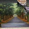 Augusta National Golf Club Camellia Hole 10 Founders Circle poster artwork Founders Circle pic Magnolia Lane painting print 5ANGC1pan5x4s 8