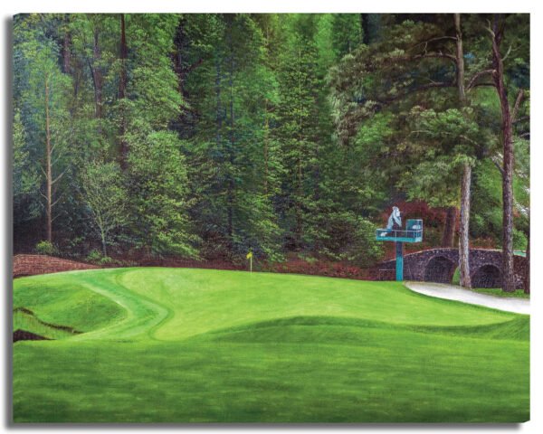 Augusta National Golf Club Clubhouse Club House Amen Corner the Masters of Augusta canvas prints Golden Bell Hole 12 art on wall wall decor wall art 4ANGC4 8