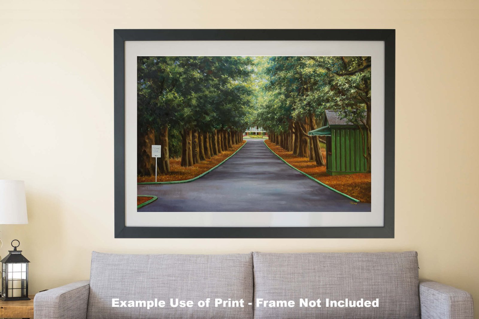 Augusta National Golf Club Course Masters pic Magnolia Lane poster PGA painting print artwork ANGCMgnLnRiOil1 RichimageArt.com 10