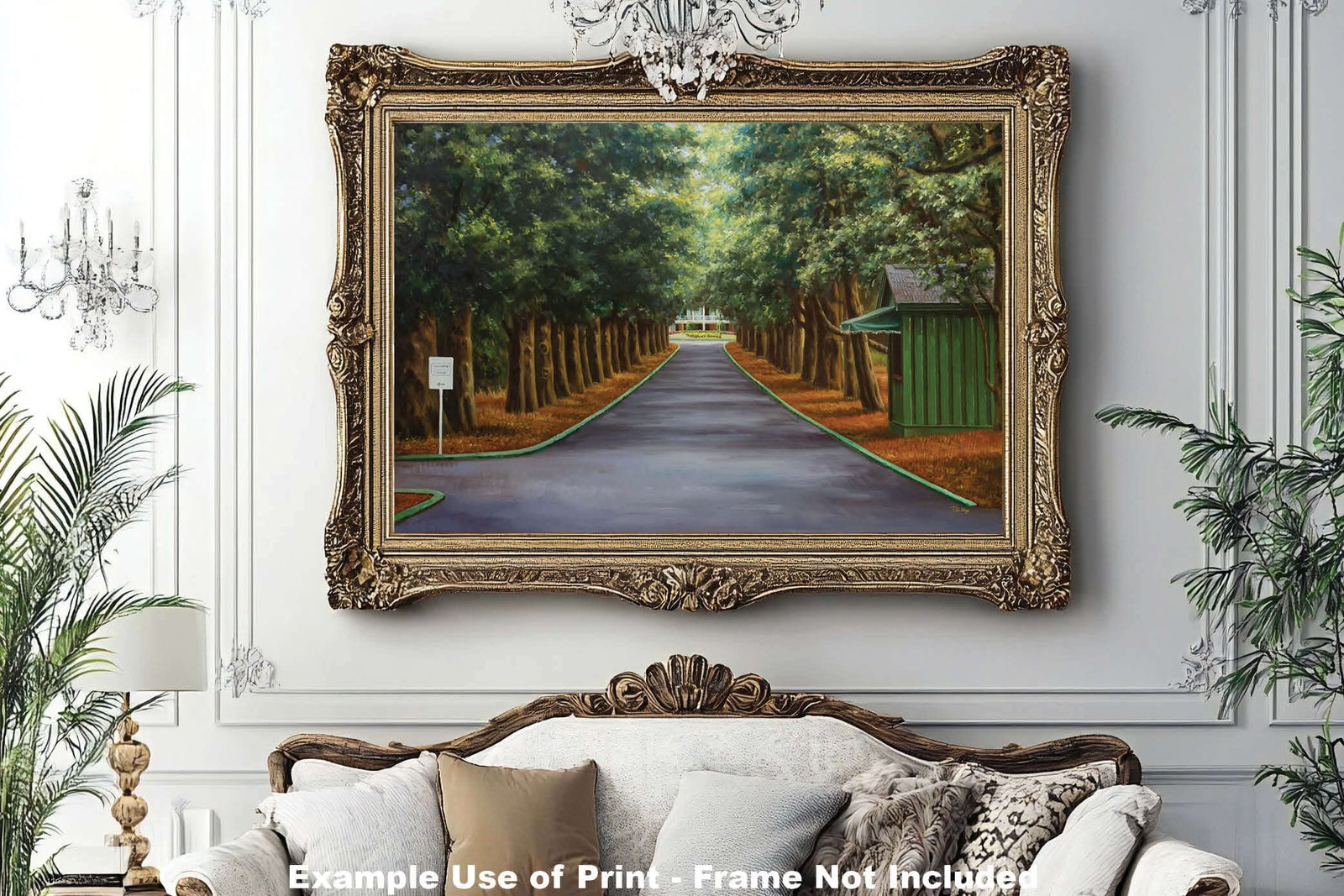 Augusta National Golf Club Course Masters pic Magnolia Lane poster PGA painting print artwork ANGCMgnLnRiOil1 RichimageArt.com 12