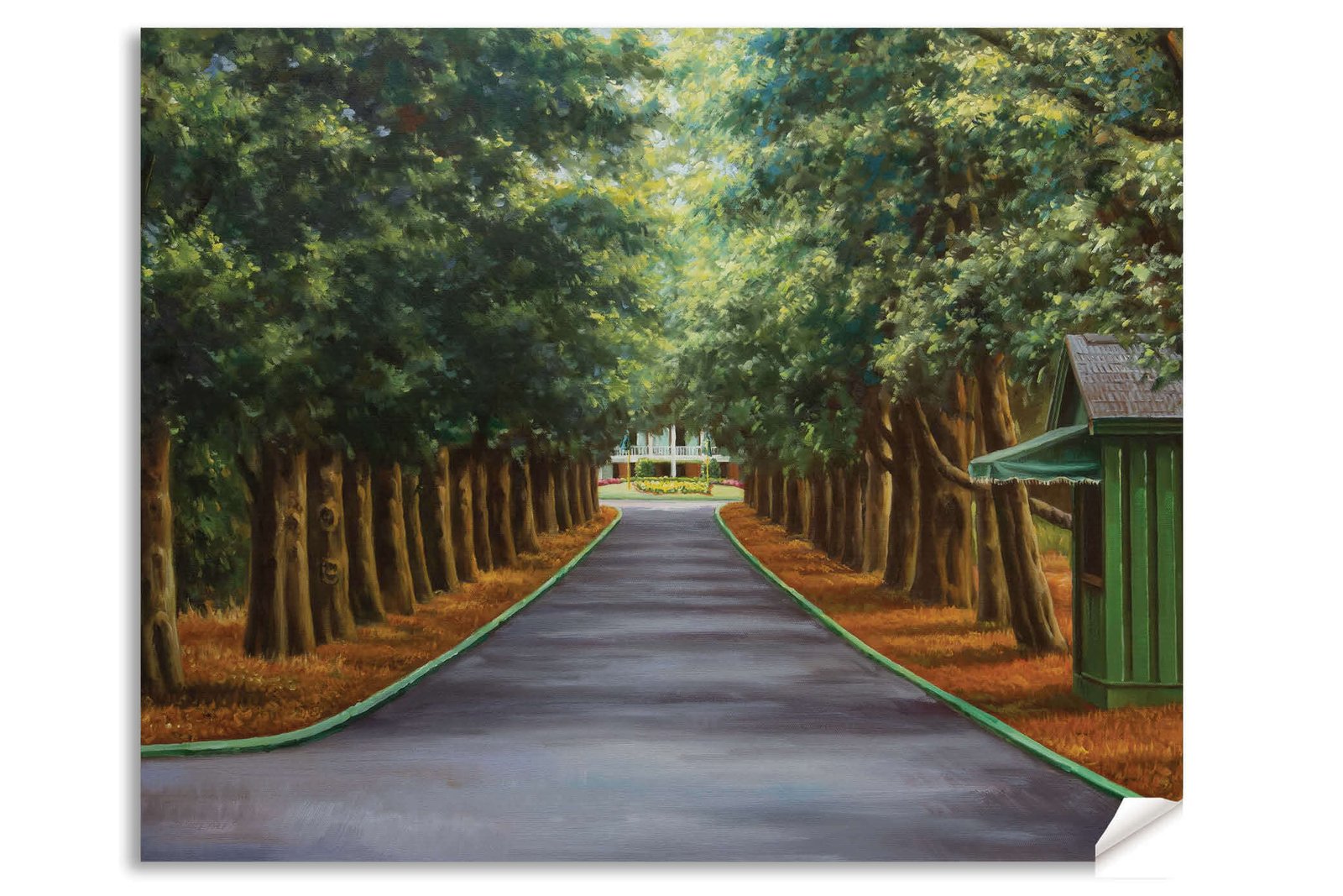 Augusta National Golf Club Course Masters pic Magnolia Lane poster PGA painting print artwork ANGCMgnLnRiOil1 RichimageArt.com 13