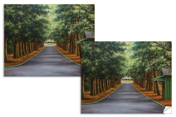 Augusta National Golf Club Course Masters pic Magnolia Lane poster PGA painting print artwork ANGCMgnLnRiOil1 RichimageArt.com 14