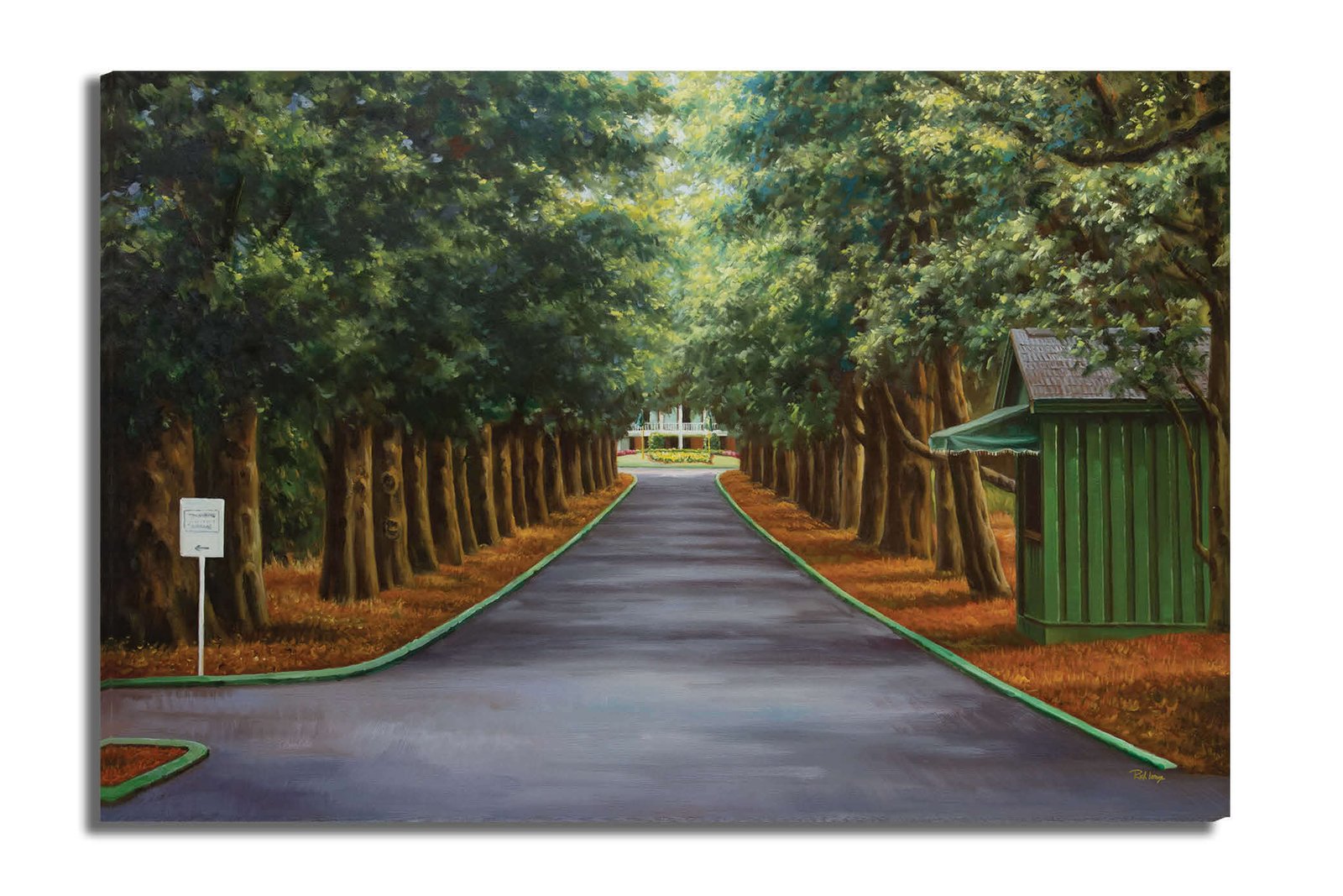 Augusta National Golf Club Course Masters pic Magnolia Lane poster PGA painting print artwork ANGCMgnLnRiOil1 RichimageArt.com 15