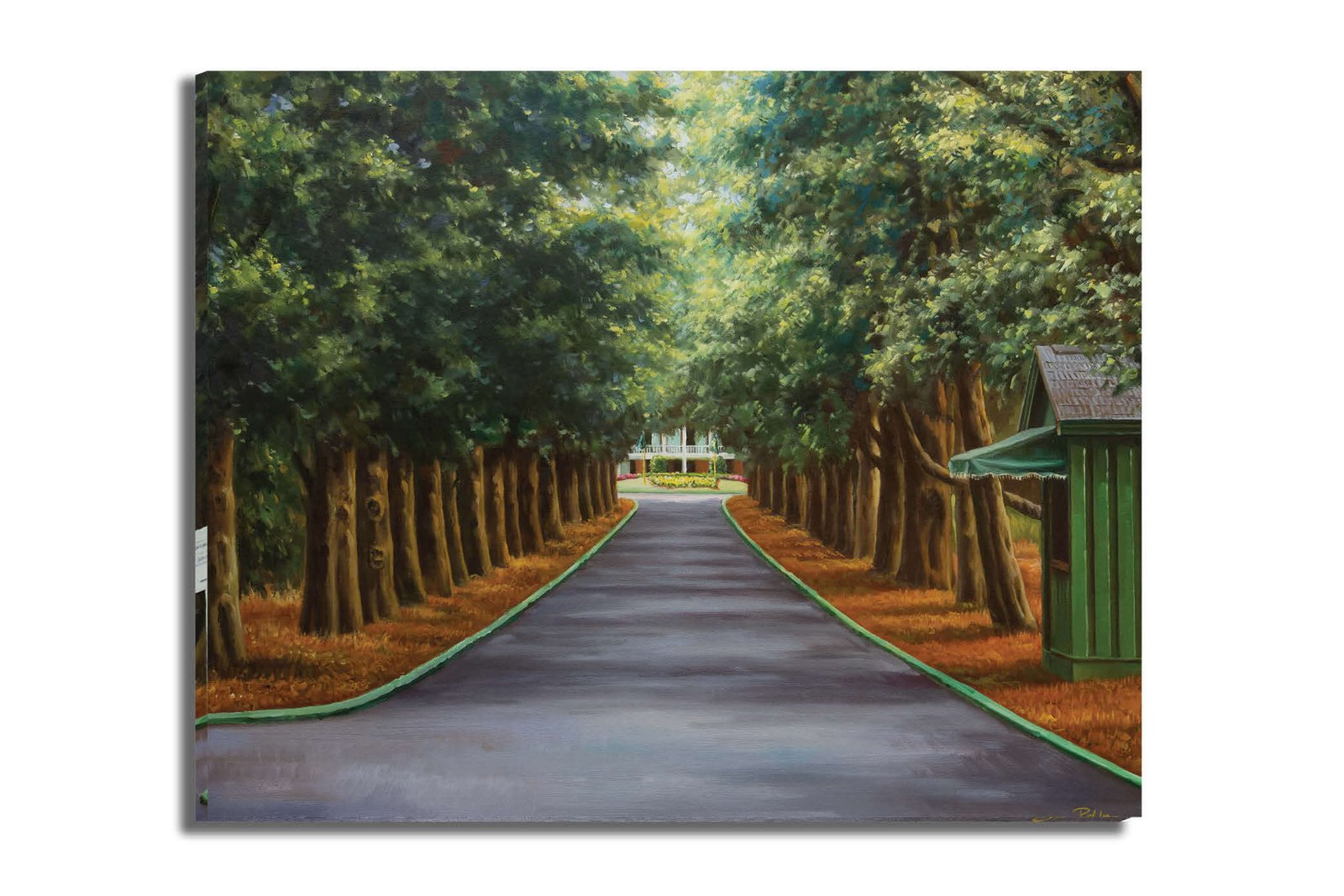 Augusta National Golf Club Course Masters pic Magnolia Lane poster PGA painting print artwork ANGCMgnLnRiOil1 RichimageArt.com 16