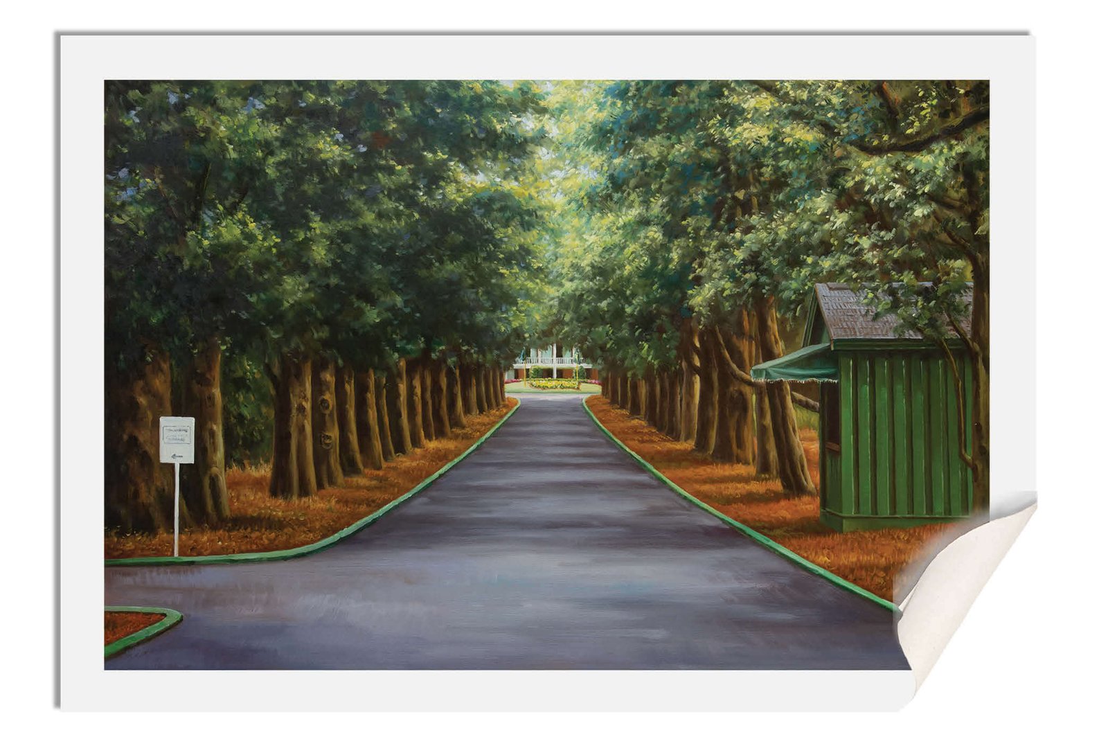 Augusta National Golf Club Course Masters pic Magnolia Lane poster PGA painting print artwork ANGCMgnLnRiOil1 RichimageArt.com 17