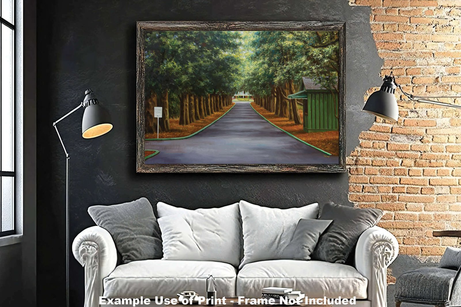 Augusta National Golf Club Course Masters pic Magnolia Lane poster PGA painting print artwork ANGCMgnLnRiOil1 RichimageArt.com 18