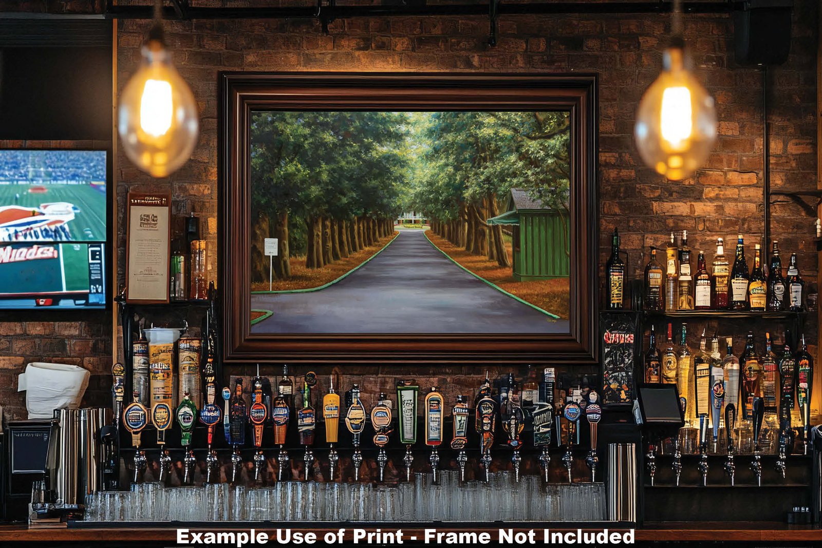 Augusta National Golf Club Course Masters pic Magnolia Lane poster PGA painting print artwork ANGCMgnLnRiOil1 RichimageArt.com 20