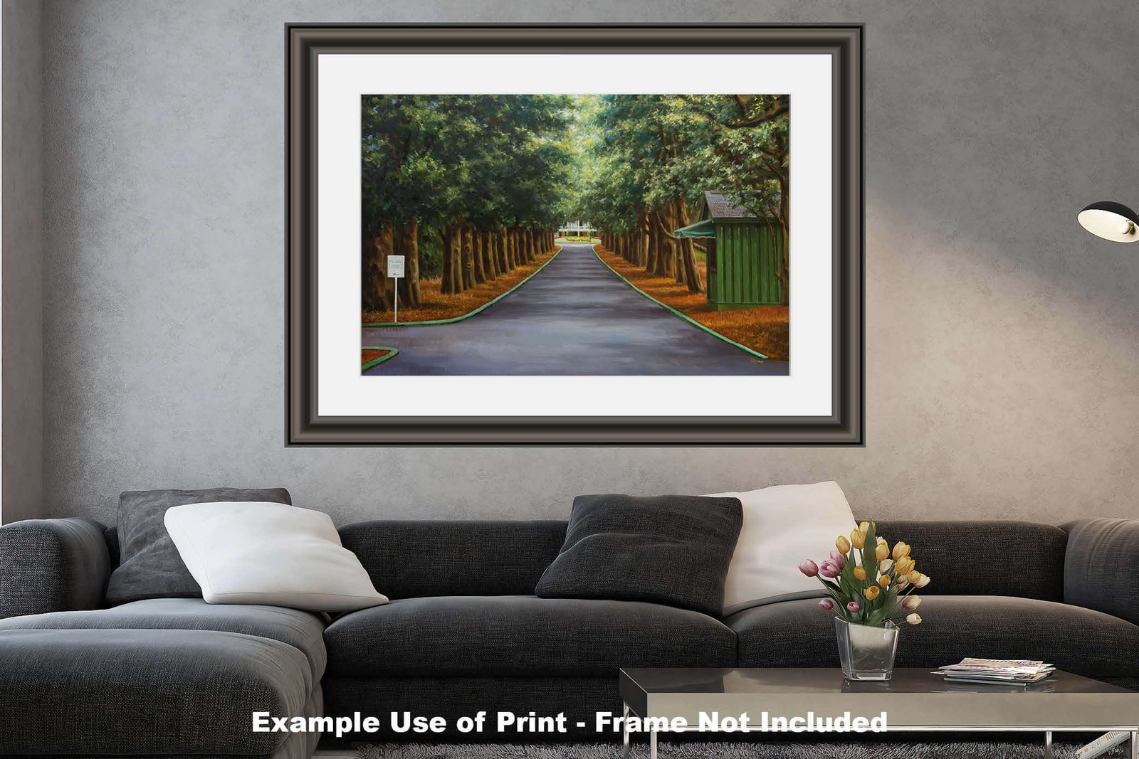Augusta National Golf Club Course Masters pic Magnolia Lane poster PGA painting print artwork ANGCMgnLnRiOil1 RichimageArt.com 26