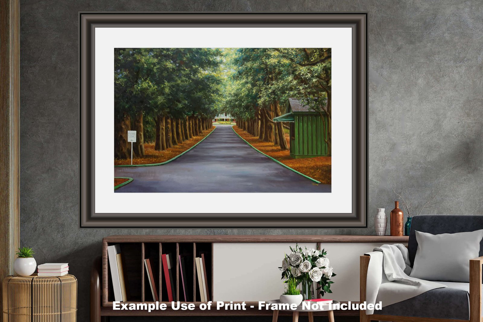 Augusta National Golf Club Course Masters pic Magnolia Lane poster PGA painting print artwork ANGCMgnLnRiOil1 RichimageArt.com 27