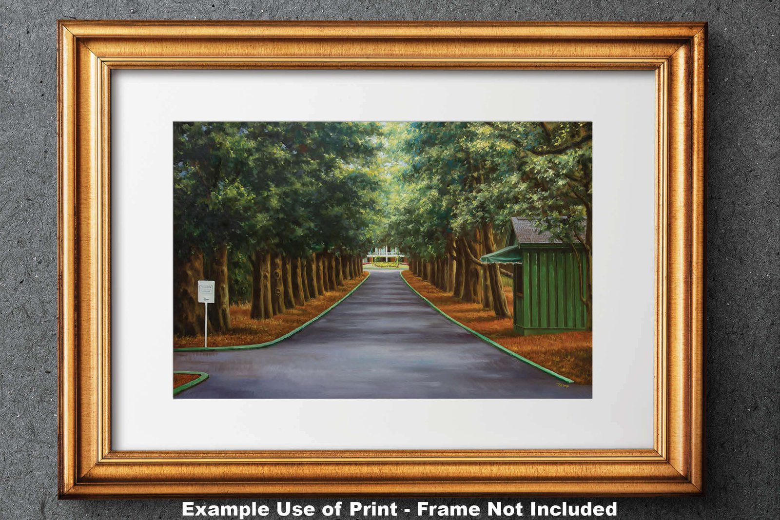 Augusta National Golf Club Course Masters pic Magnolia Lane poster PGA painting print artwork ANGCMgnLnRiOil1 RichimageArt.com 28