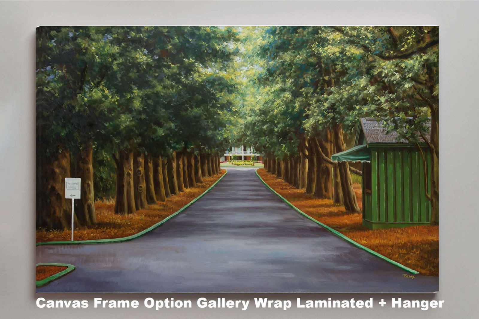 Augusta National Golf Club Course Masters pic Magnolia Lane poster PGA painting print artwork ANGCMgnLnRiOil1 RichimageArt.com 3