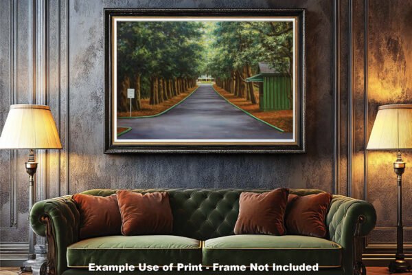 Augusta National Golf Club Course Masters pic Magnolia Lane poster PGA painting print artwork ANGCMgnLnRiOil1 RichimageArt.com 6