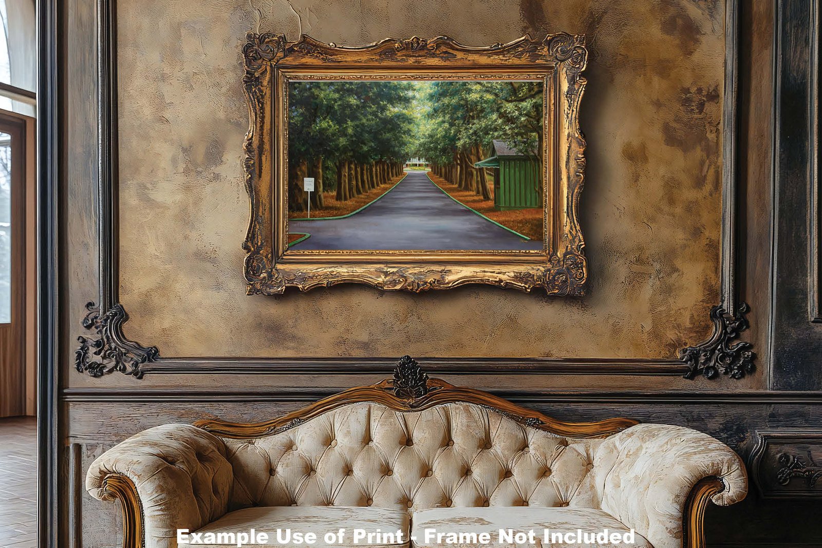 Augusta National Golf Club Course Masters pic Magnolia Lane poster PGA painting print artwork ANGCMgnLnRiOil1 RichimageArt.com 7
