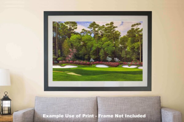 Augusta National Golf Club Hole 13 painting print PGA pic Azalea Masters poster artwork ANGC13RiOil02 RichimageArt.com 10