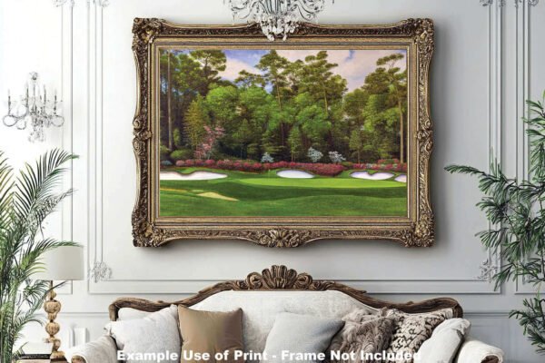 Augusta National Golf Club Hole 13 painting print PGA pic Azalea Masters poster artwork ANGC13RiOil02 RichimageArt.com 12