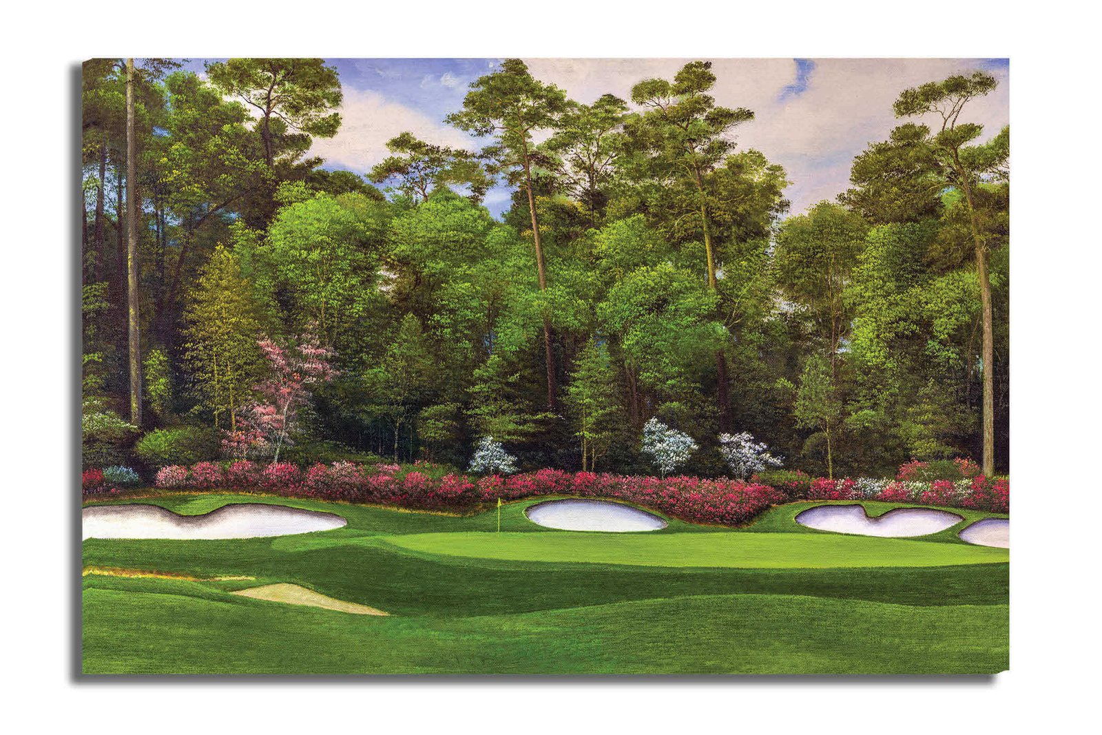 Augusta National Golf Club Hole 13 painting print PGA pic Azalea Masters poster artwork ANGC13RiOil02 RichimageArt.com 15