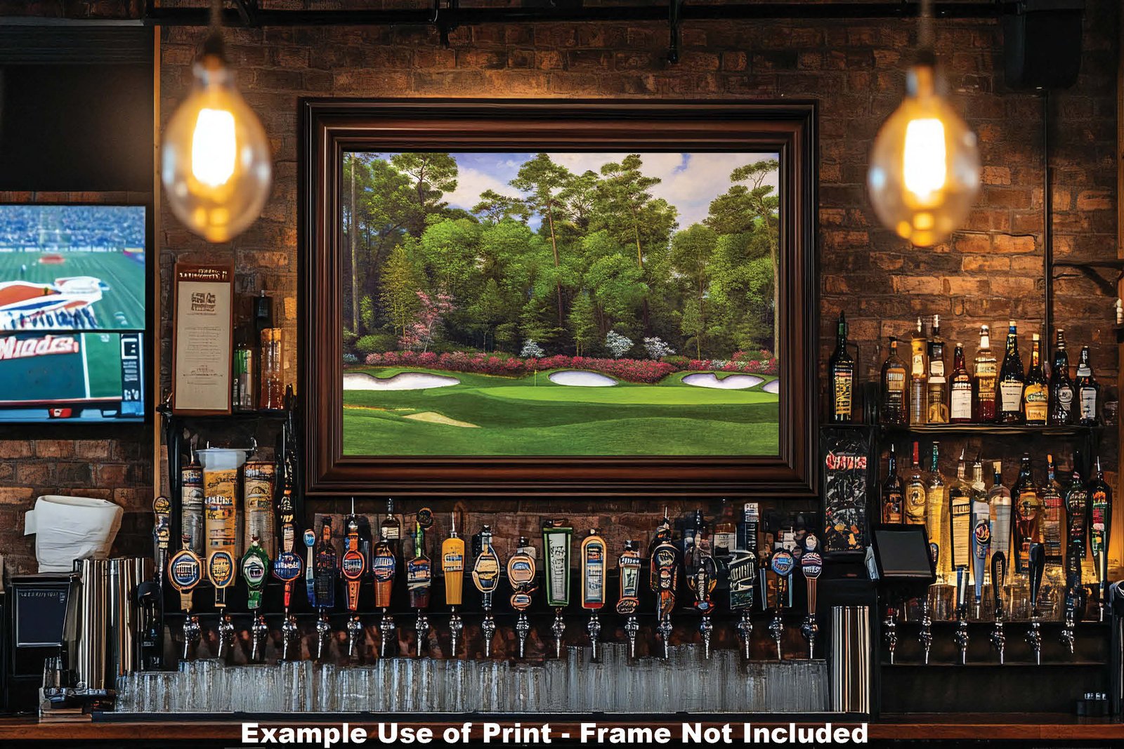 Augusta National Golf Club Hole 13 painting print PGA pic Azalea Masters poster artwork ANGC13RiOil02 RichimageArt.com 20