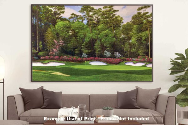 Augusta National Golf Club Hole 13 painting print PGA pic Azalea Masters poster artwork ANGC13RiOil02 RichimageArt.com 21