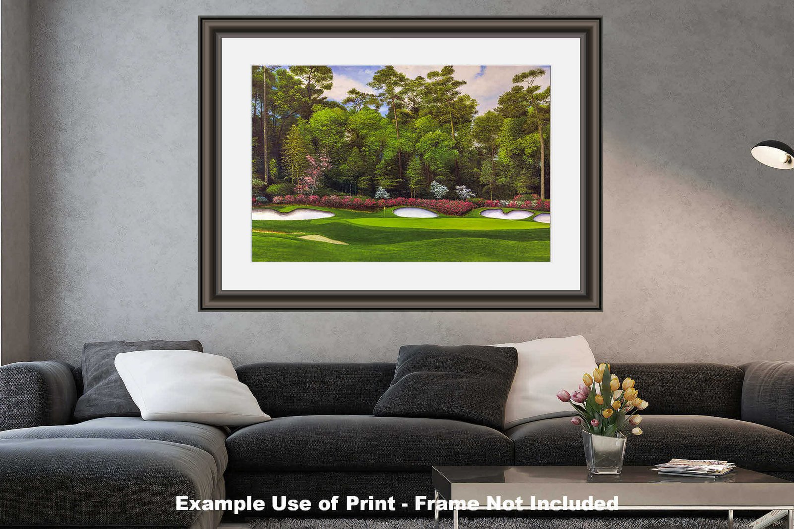Augusta National Golf Club Hole 13 painting print PGA pic Azalea Masters poster artwork ANGC13RiOil02 RichimageArt.com 26
