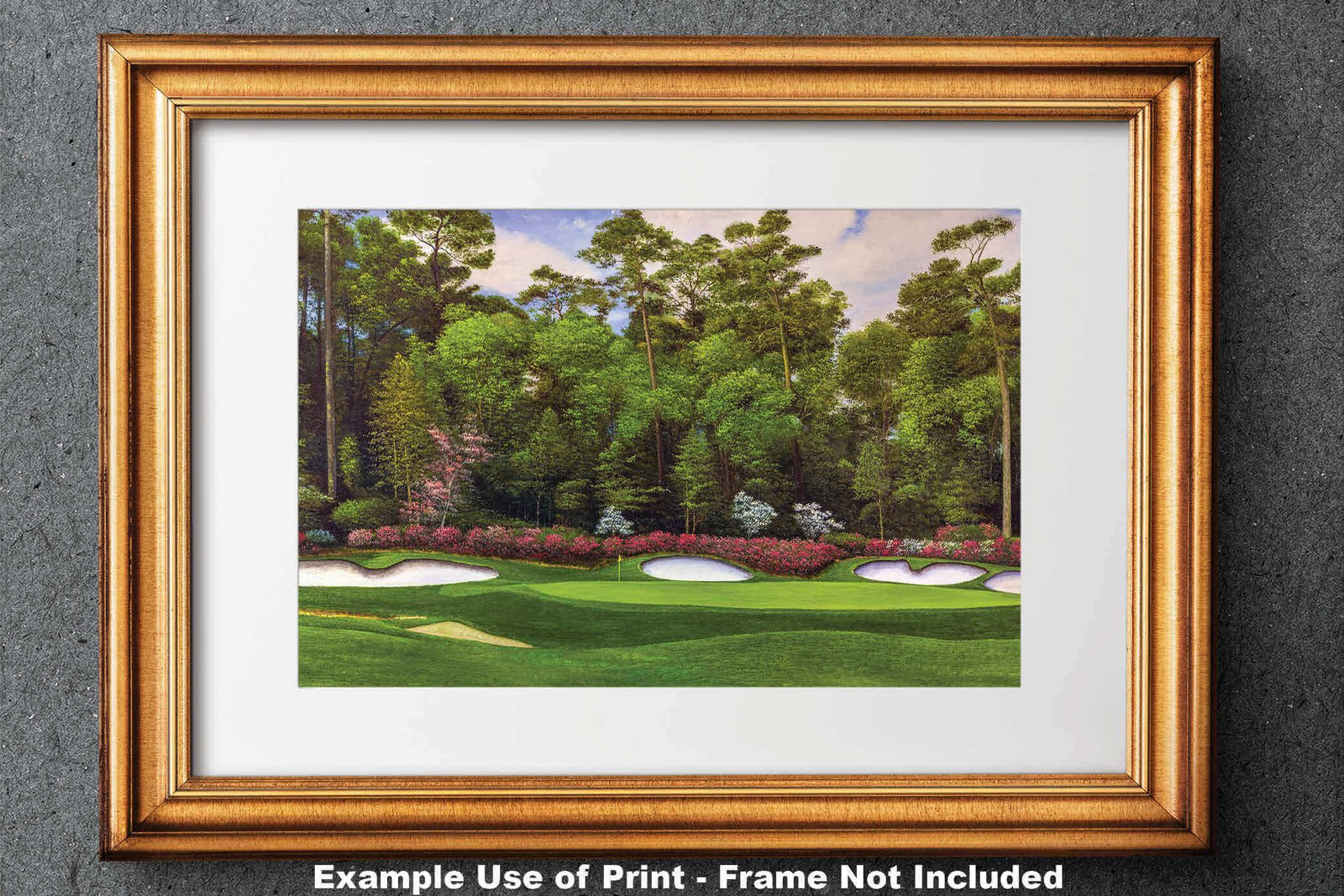 Augusta National Golf Club Hole 13 painting print PGA pic Azalea Masters poster artwork ANGC13RiOil02 RichimageArt.com 28