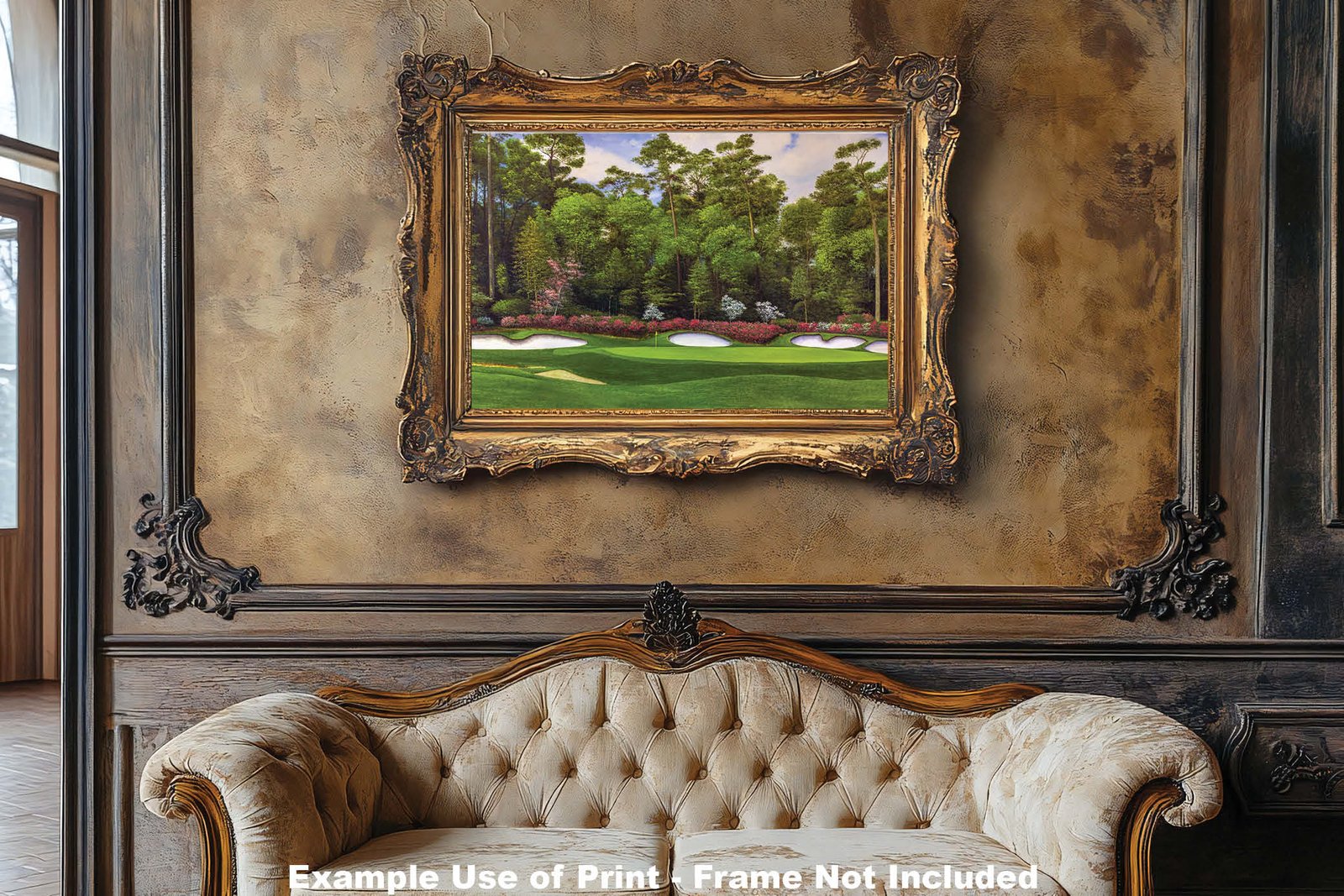 Augusta National Golf Club Hole 13 painting print PGA pic Azalea Masters poster artwork ANGC13RiOil02 RichimageArt.com 7
