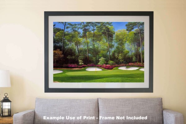 Augusta National Golf Club Masters poster pic Hole 13 painting print PGA Azalea artwork Masters ANGC13RiOil04 RichimageArt.com 10
