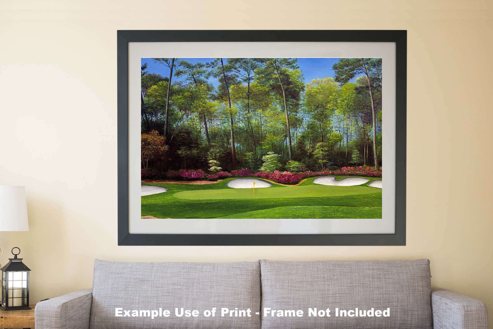 Augusta National Golf Club Masters poster pic Hole 13 painting print PGA Azalea artwork Masters ANGC13RiOil04 RichimageArt.com 10