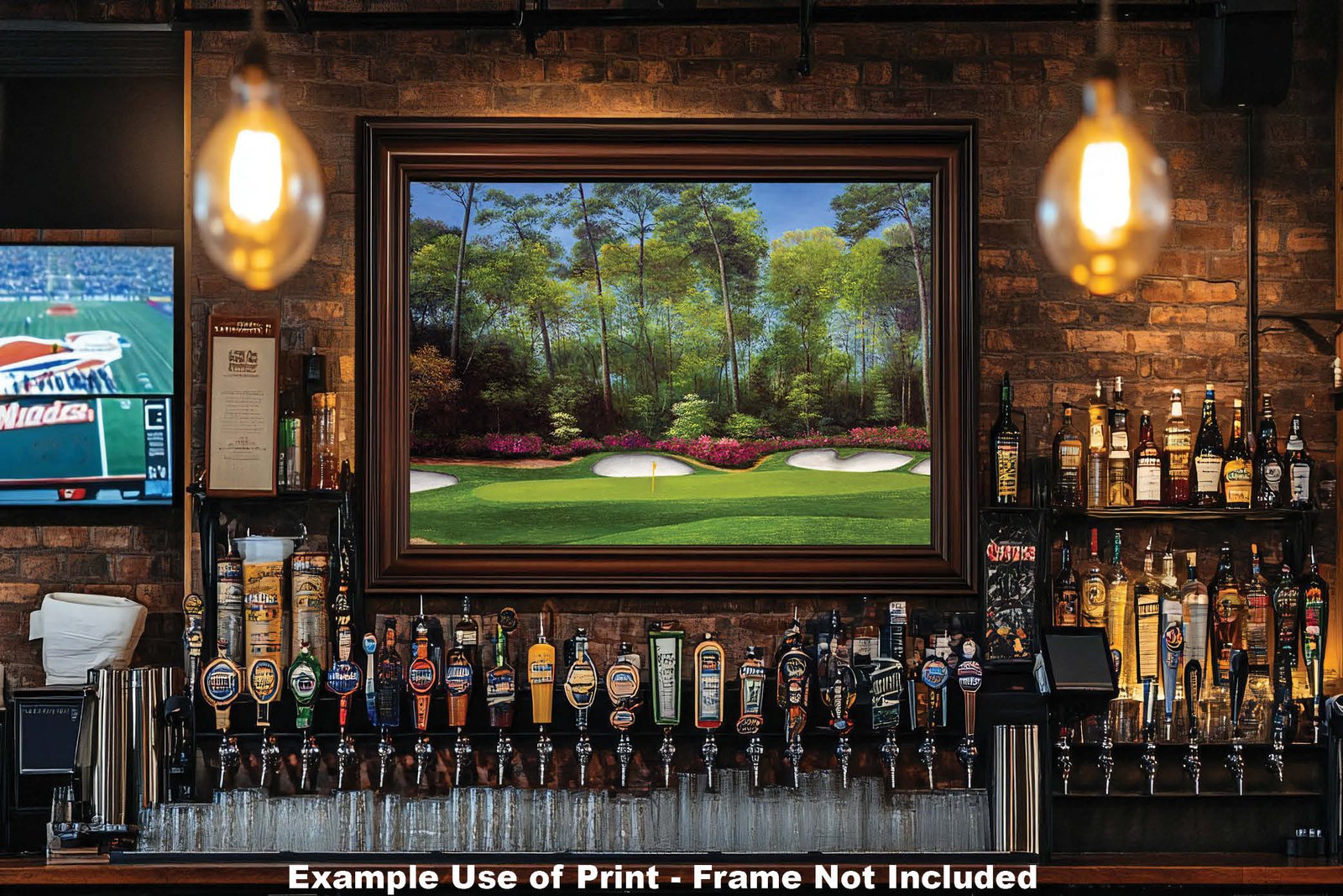 Augusta National Golf Club Masters poster pic Hole 13 painting print PGA Azalea artwork Masters ANGC13RiOil04 RichimageArt.com 20