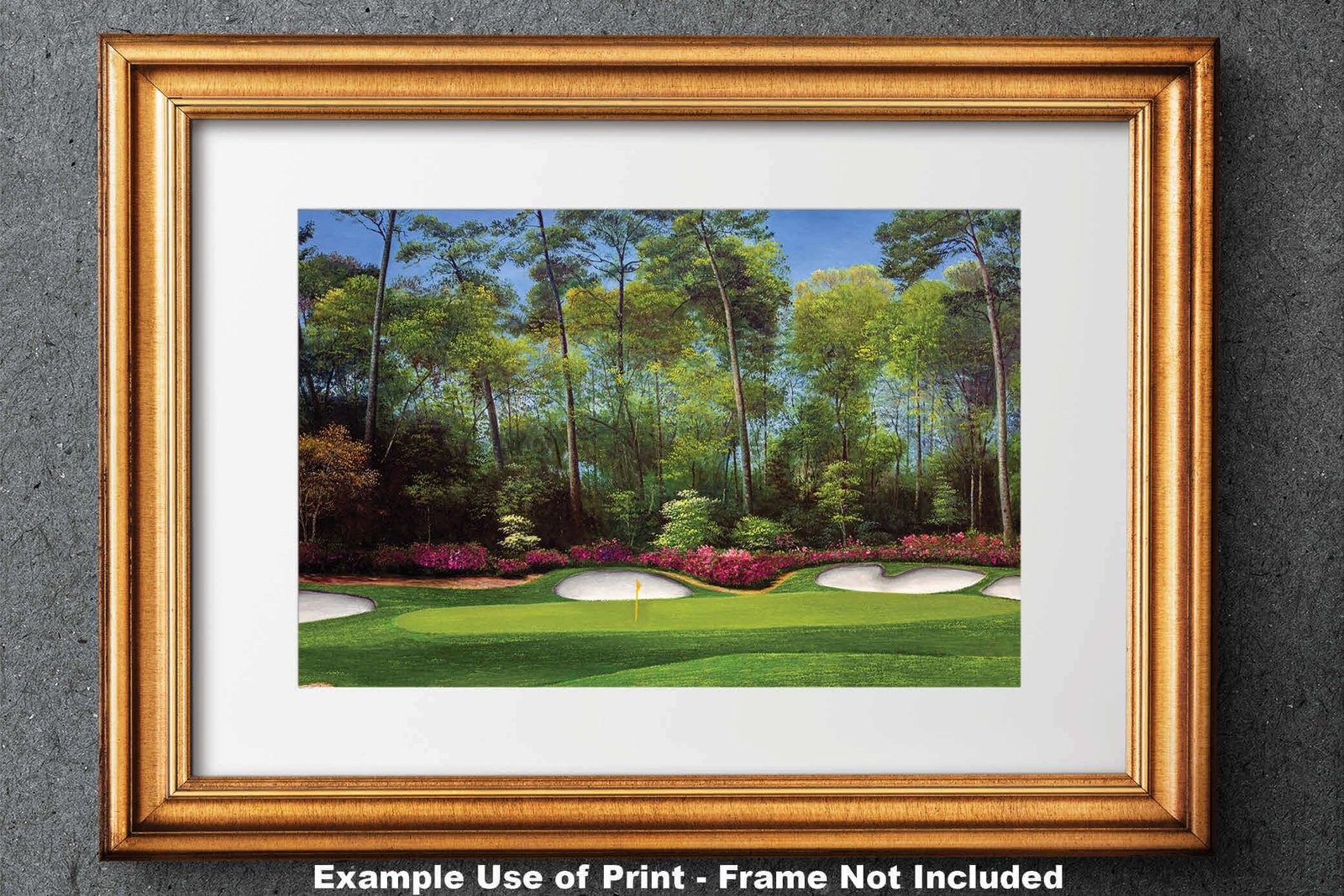 Augusta National Golf Club Masters poster pic Hole 13 painting print PGA Azalea artwork Masters ANGC13RiOil04 RichimageArt.com 28