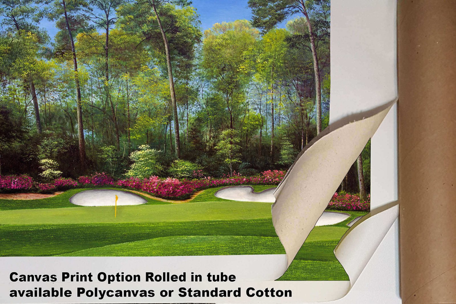 Augusta National Golf Club Masters poster pic Hole 13 painting print PGA Azalea artwork Masters ANGC13RiOil04 RichimageArt.com 4